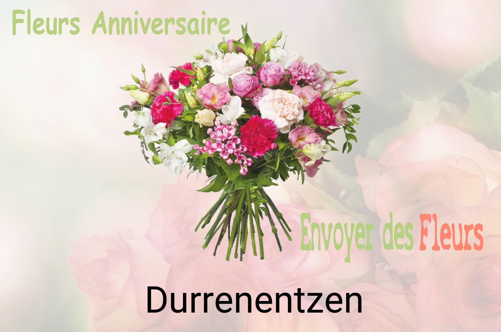 Bouquet de fleurs d’anniversaire livré à Durrenentzen